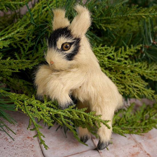 Furry Baby Goat Ornaments - Christmas Place