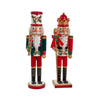 15IN HOLLY BERRIES WOODEN NUTCRACKER/2 - Christmas Place