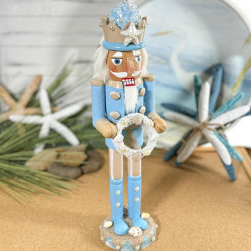 15in Wooden Beach Nutcracker