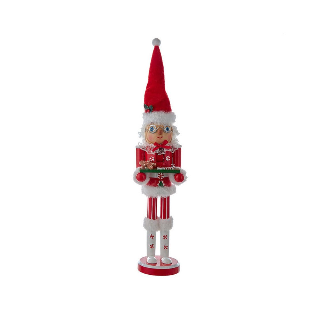 Mrs Claus Wooden Nutcracker - Christmas Place