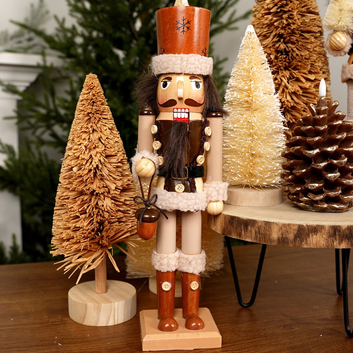 Woodland Wooden Nutcracker - Christmas Place