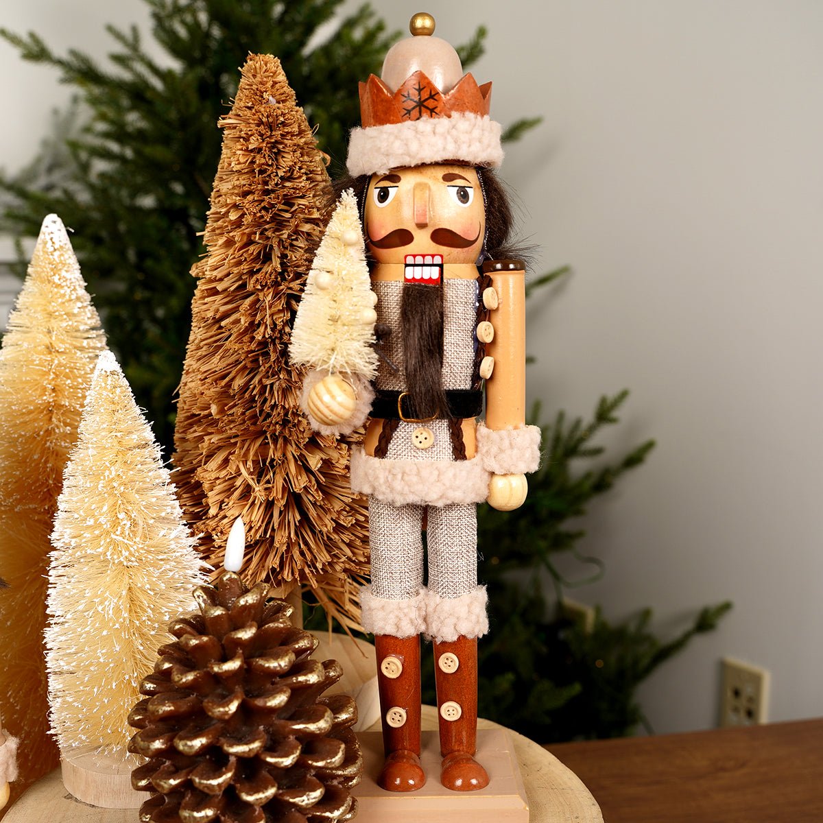 Woodland Wooden Nutcracker - Christmas Place