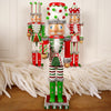 Stripes And Polka Dots Nutcracker - Christmas Place