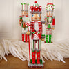 Stripes And Polka Dots Nutcracker - Christmas Place