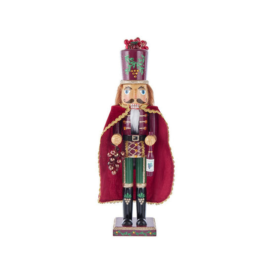 Burgundy Wine And Grapes Nutcracker - Christmas Place