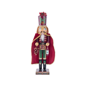 Burgundy Wine And Grapes Nutcracker - Christmas Place