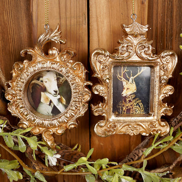 5Inch Baroque Gold Frame Ornament