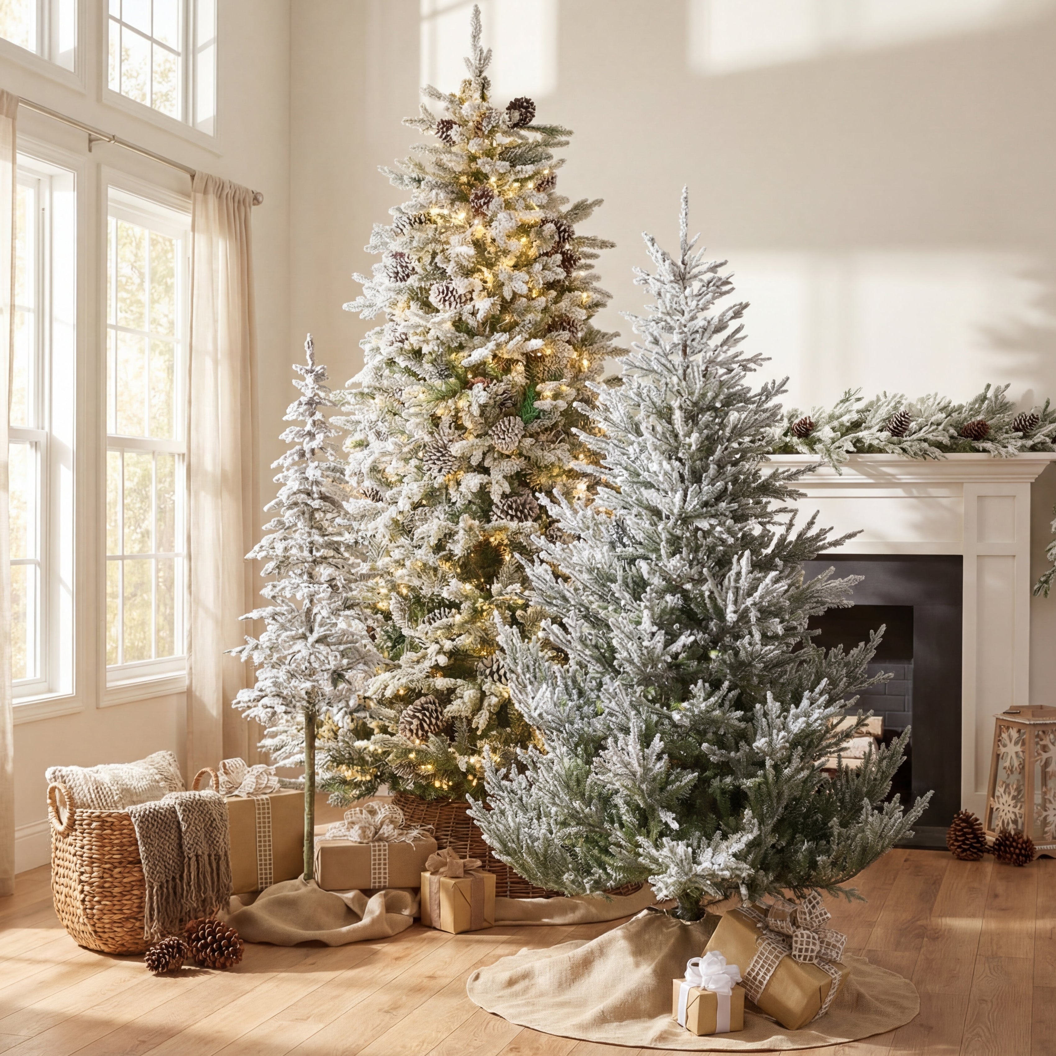 Shop Christmas Trees By Style Green Snowy – Christmas Place