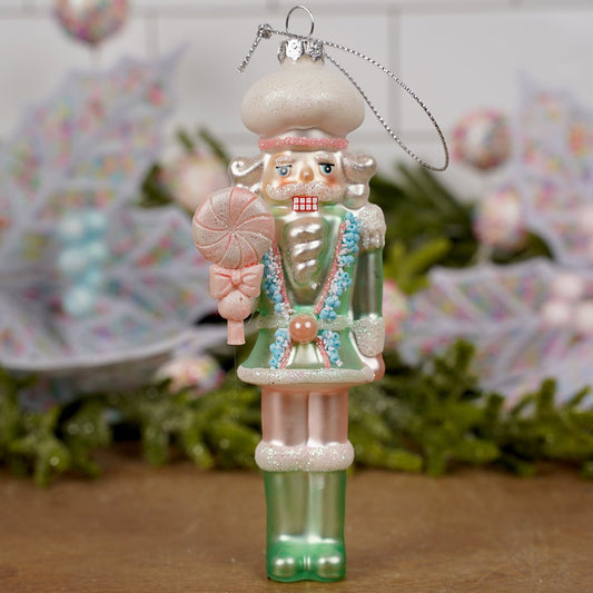Pastel Nutcracker Christmas Ornament - Christmas Place