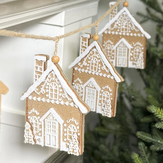 4ft Gingerbread House Garland