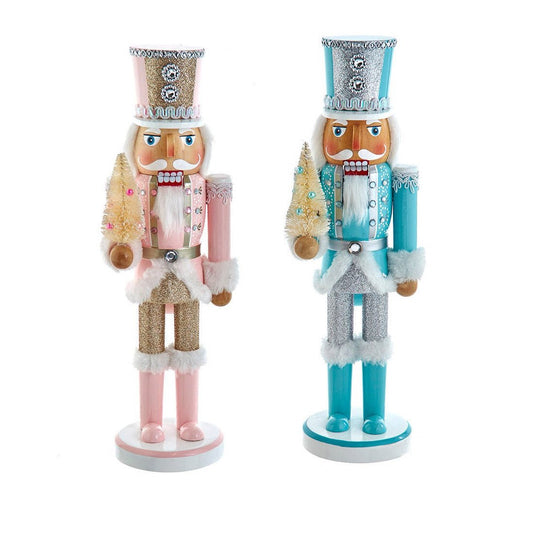 Pink Blue Nutcracker Soldier - Christmas Place
