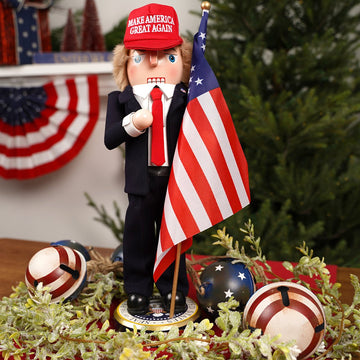 Make America Great Again Wooden Nutcracker - Christmas Place