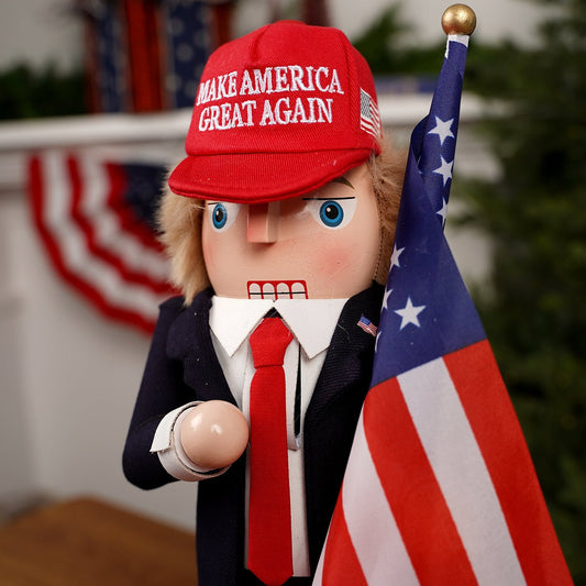 Trump Wooden Nutcracker - Christmas Place