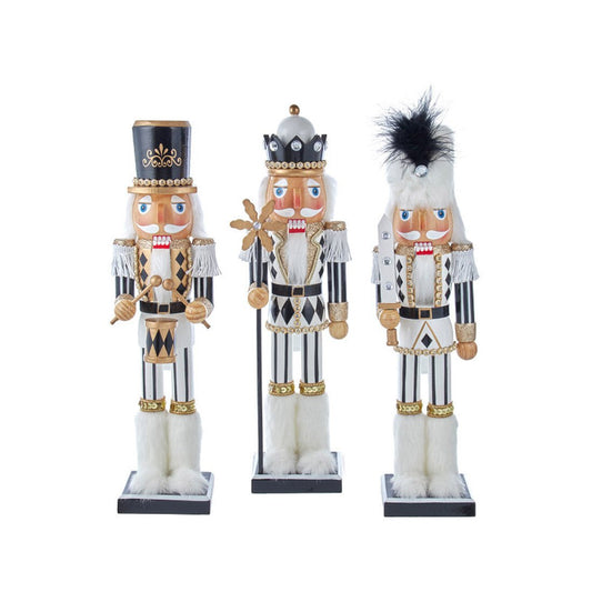 Black White Nutcracker - Christmas Place