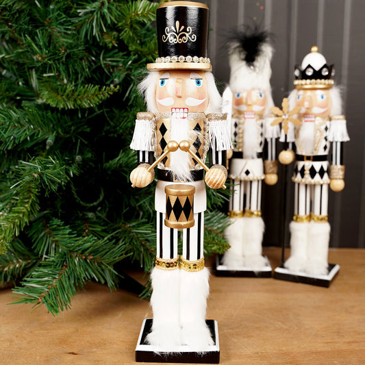 Black White Nutcracker - Christmas Place