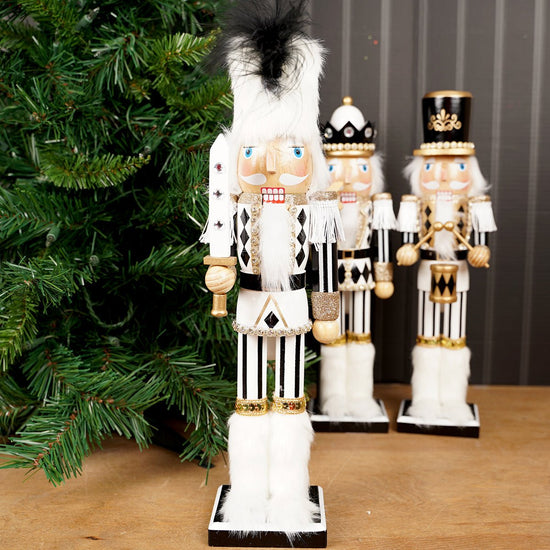 Black White Nutcracker - Christmas Place