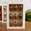 Mini Glass Drop Ornament Set of 9