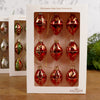 Mini Glass Drop Ornament Set of 9