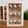 Mini Glass Drop Ornament Set of 9