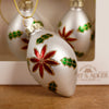 Mini Glass Drop Ornament Set of 9