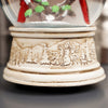 Ivory Colored Base Christmas Cardinal Snow Waterglobe - Christmas Place