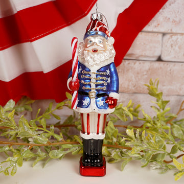 7Inch USA Santa Nutcracker Ornament