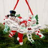SNOWMAN STOCKING FAMILY 5 - Christmas Place