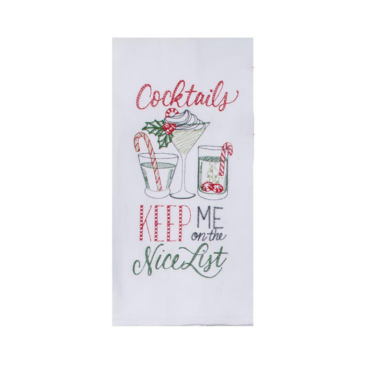 Cocktails Tea Towel