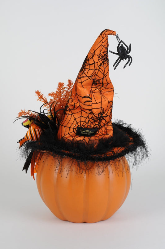 Lighted Pumpkin Orange Hat - Christmas Place