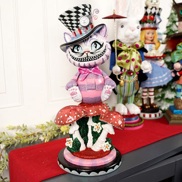 15" Cheshire Cat Nutcracker