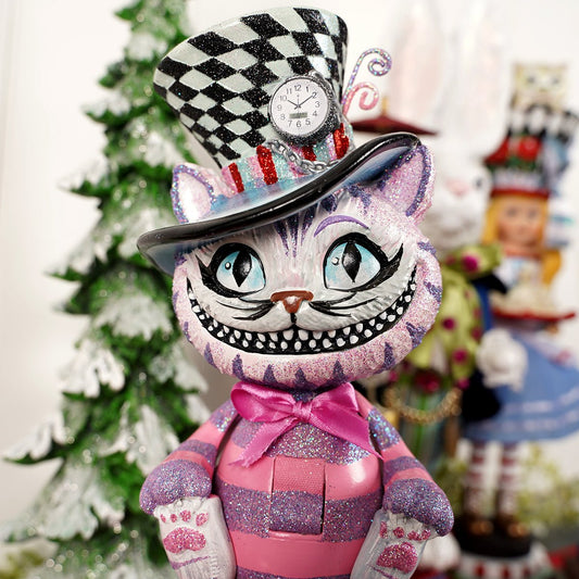 15" Cheshire Cat Nutcracker - Christmas Place