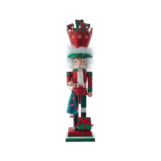 18in Red Green Presents Nutcracker