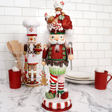 18in Gingerbread Cupcake Nutcracker - Christmas Place