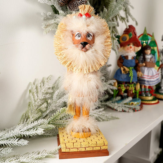 Cowardly Lion Nutcracker - Christmas Place