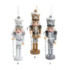 6in Gold Silver White Nutcracker Ornament - Christmas Place