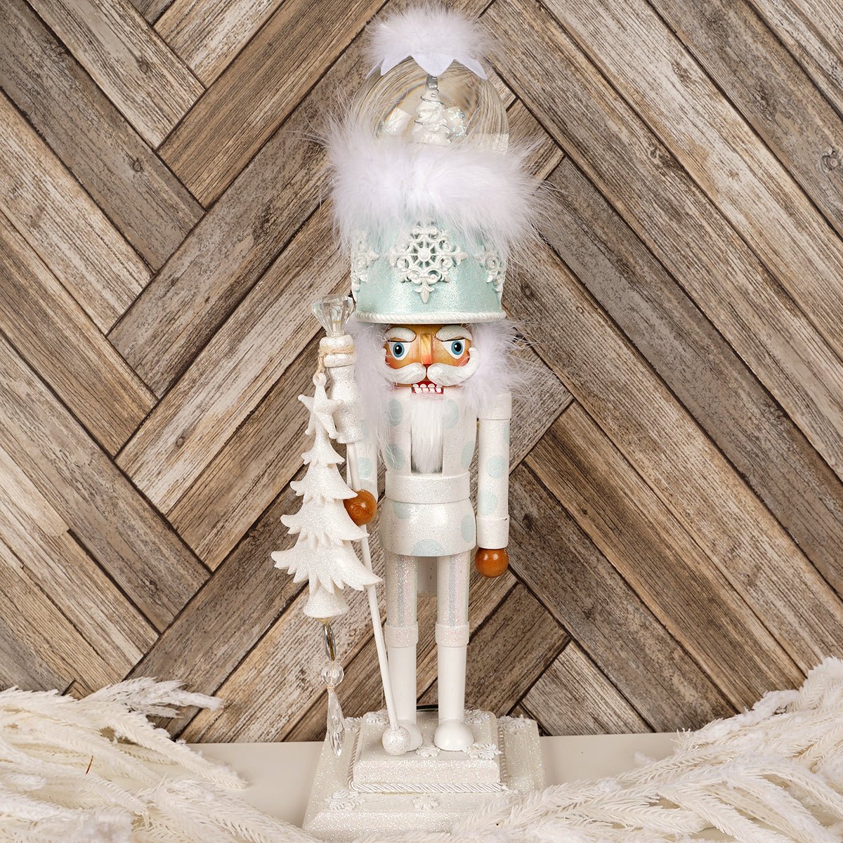 20in Lighted Waterglobe Nutcracker - Christmas Place