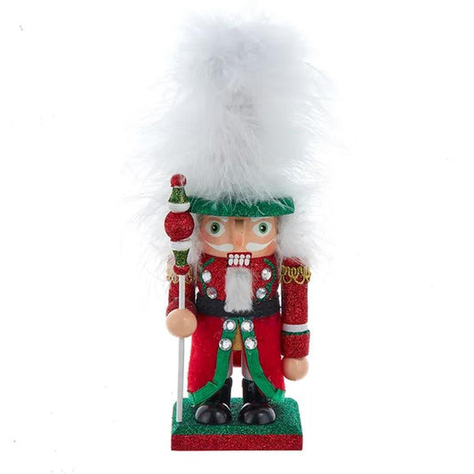 9in Red Green White Soldier Nutcracker