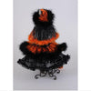 2025 Lighted Glitzy Orange Witch