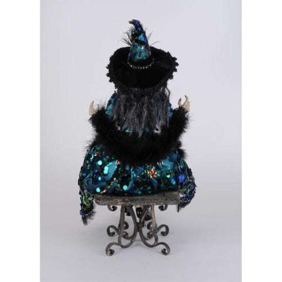 2025 Glitzy Peacock Witch - Christmas Place