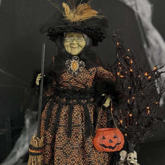 Lighted Haunted Trail Witch