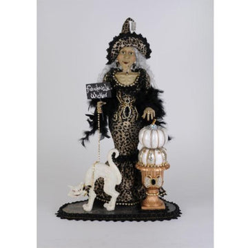 2025 Lighted Fabulously Wicked Leopard Witch