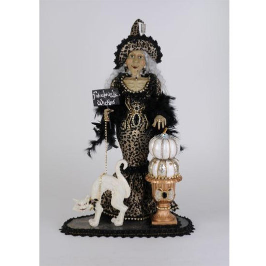 2025 Lighted Fabulously Wicked Leopard Witch
