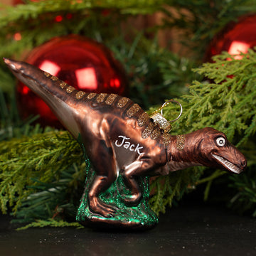 3.5Inch Glass Dinosaur Ornament