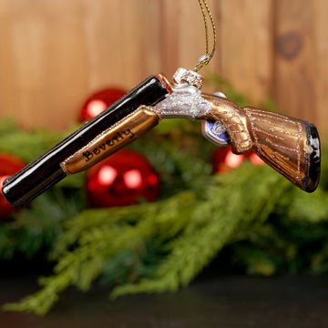 5Inch Glass Gun Ornament