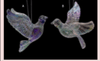 Iridescent Dove Christmas Ornaments 2 Styles - Christmas Place
