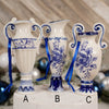 Delft Blue And White Vase Ornament - Christmas Place