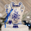 Delft Blue And White Vase Ornament - Christmas Place