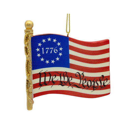 We The People Flag Ornament