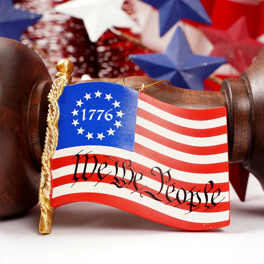 We The People Flag Ornament - Christmas Place