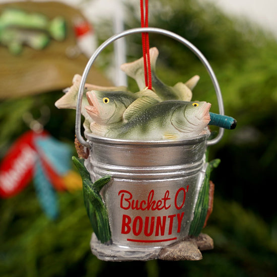 Fishing Bucket Hat Ornament - Christmas Place